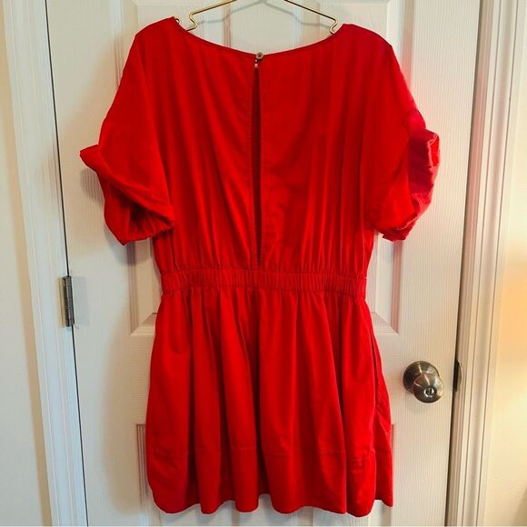 Free People Vibrant Red Mini Dress - Picture 5 of 5